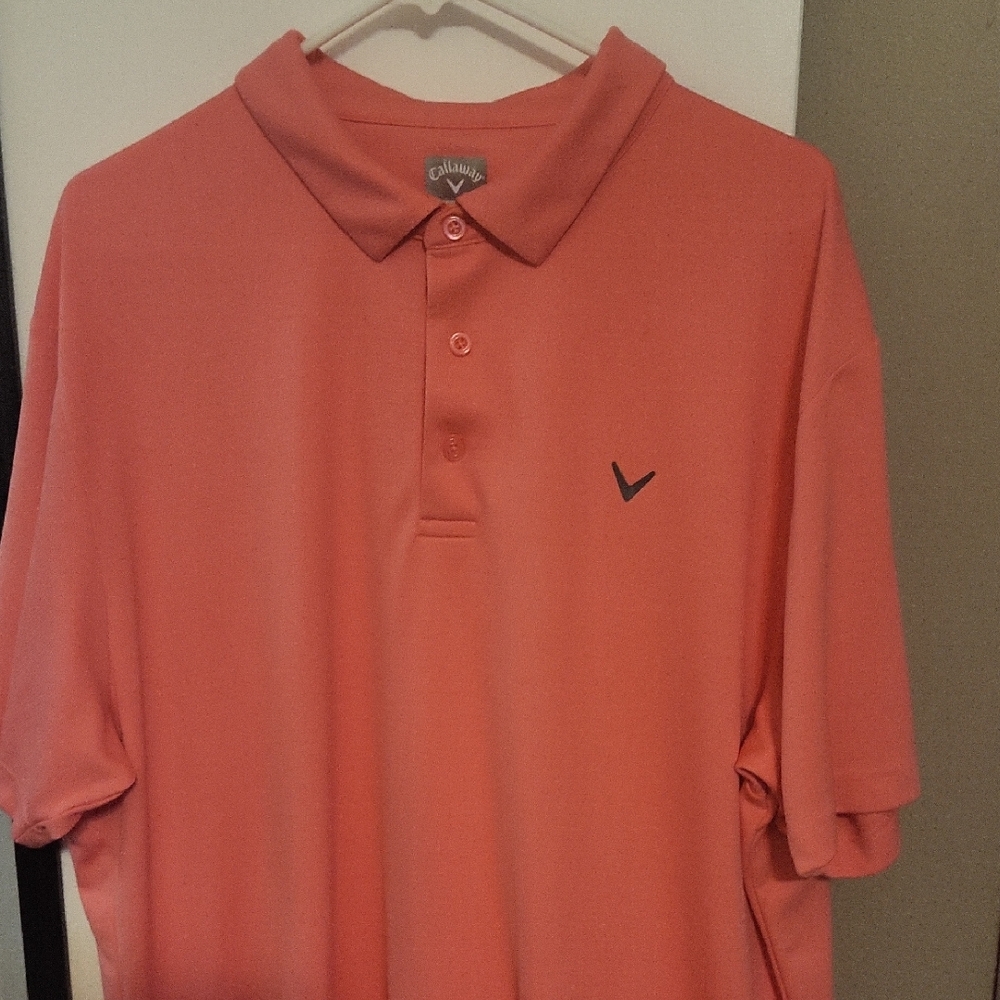Callaway Men's Salmon Polo Shirt